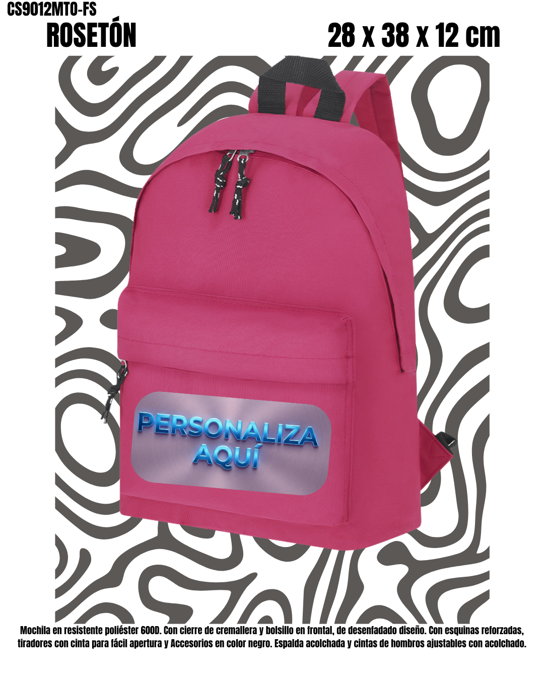 Mochila Clásica dos Bolsillos.-14 Colores.- - Imagen 7