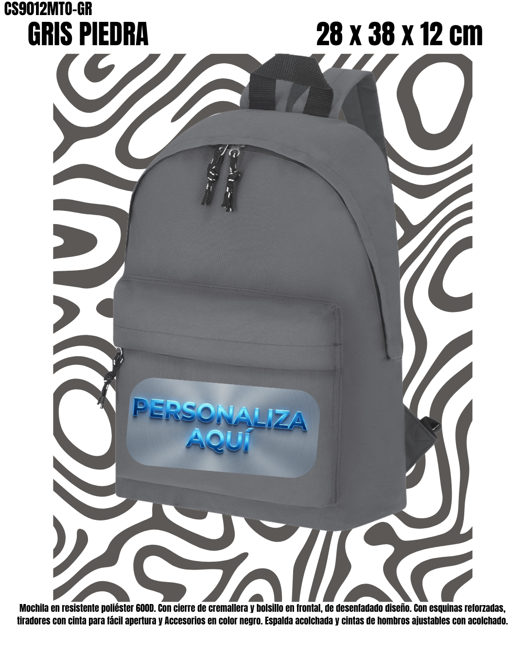 Mochila Clásica dos Bolsillos.-14 Colores.- - Imagen 8