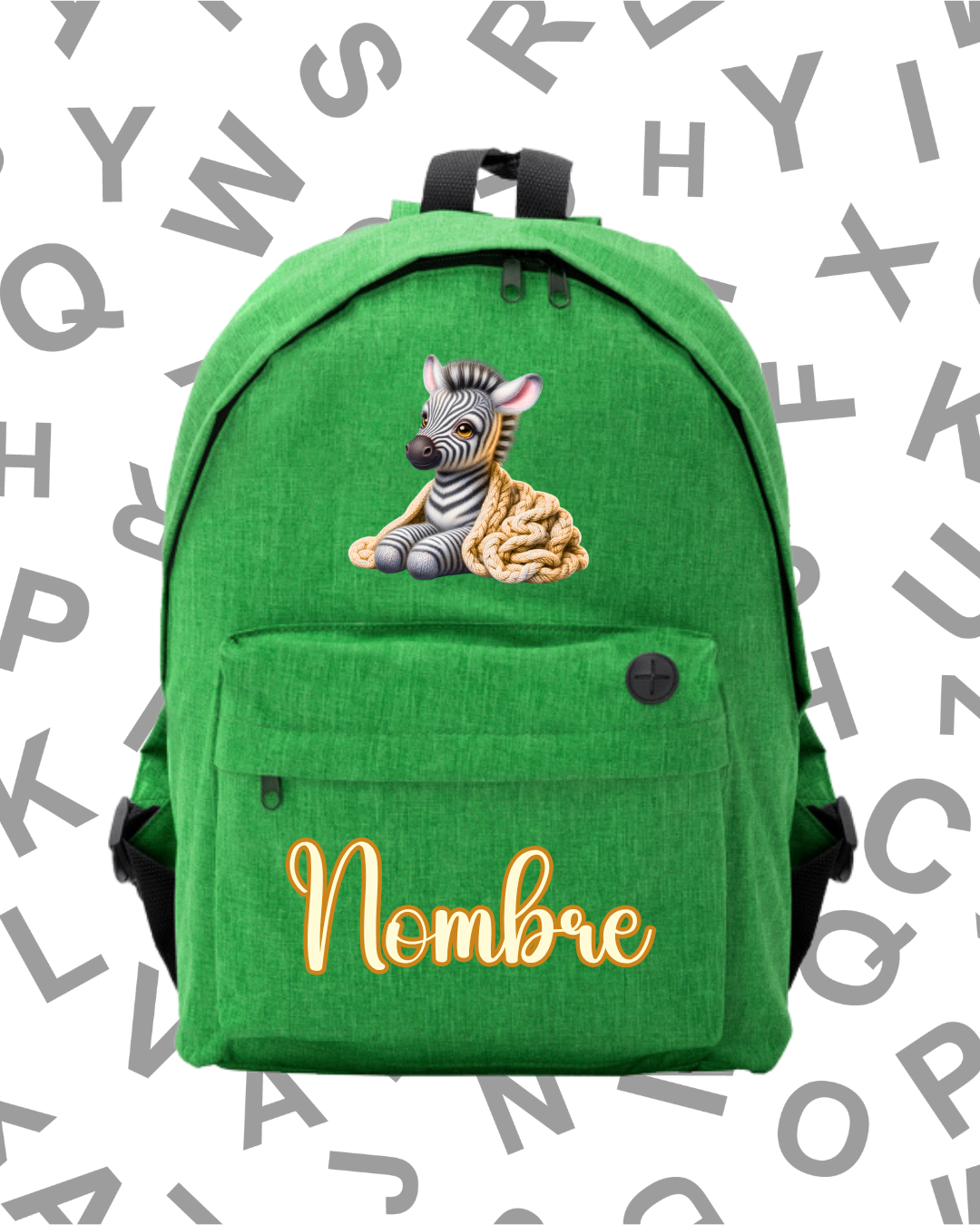 Mochila Escolar Bebé Zebra Amarillo -.6 Colores.- - Imagen 7