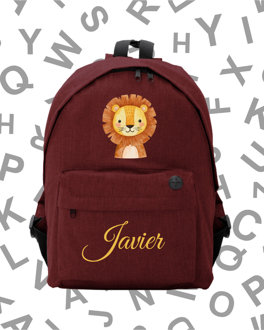 Mochila Escolar Leoncito -.6 Colores.-