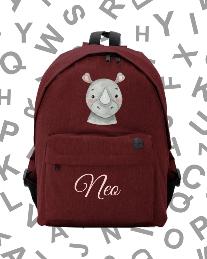Mochila Escolar Rinoceronte -.6 Colores.-