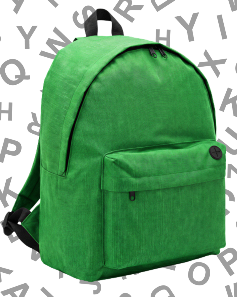 Mochila Escolar Jaspeada Smart -.6 Colores.-