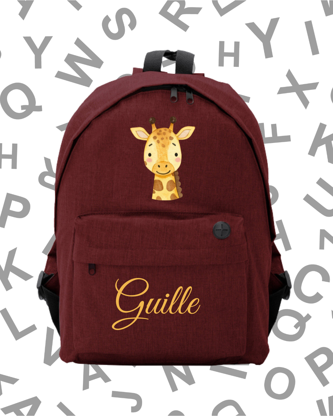 Mochila Escolar Jirafa -.6 Colores.- - Imagen 2