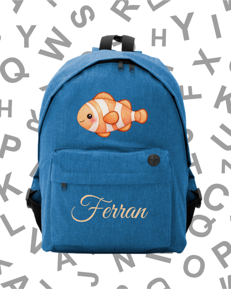 Mochila Escolar Payasin -.6 Colores.-