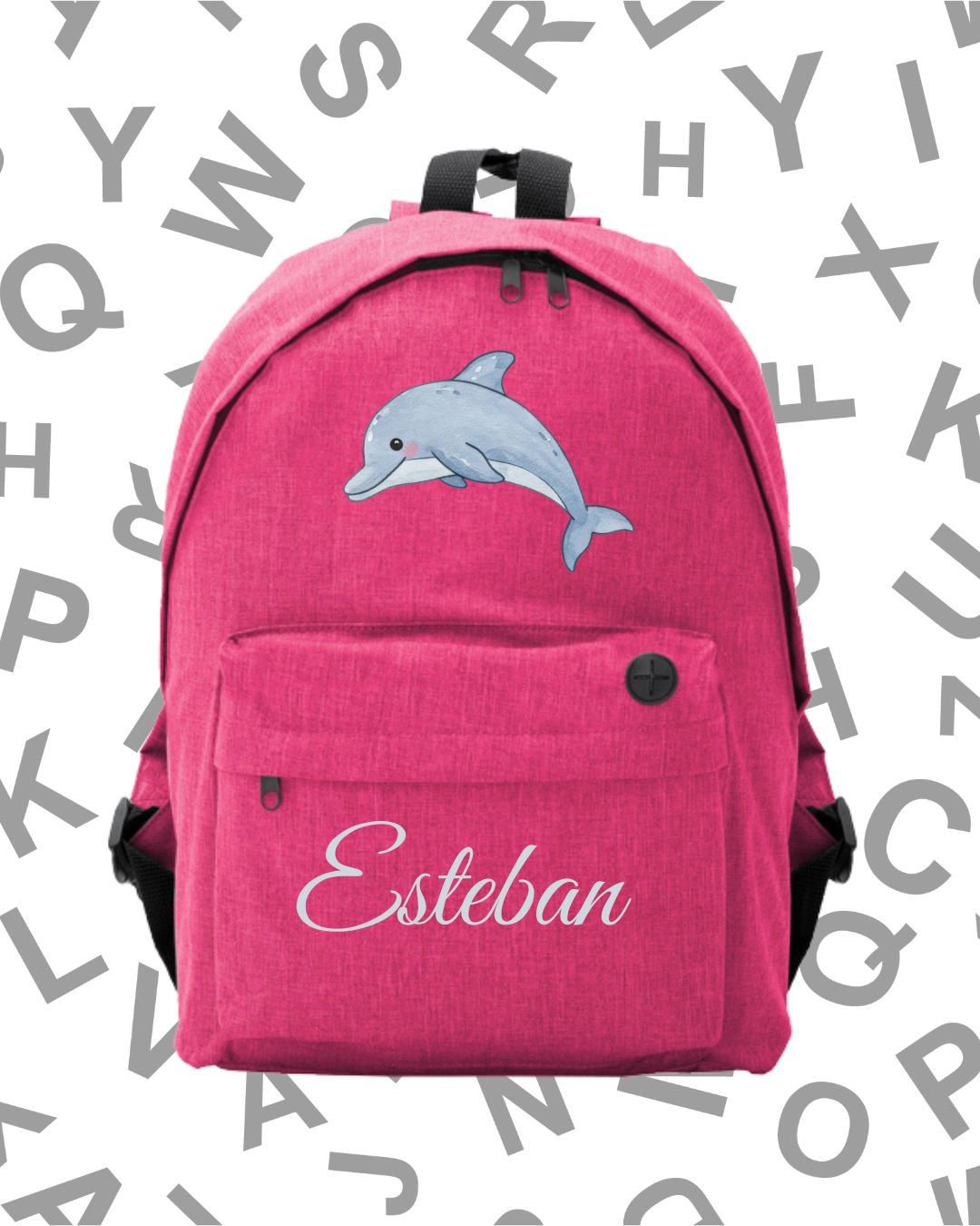 Mochila Escolar Delfín -.6 Colores.- - Imagen 5