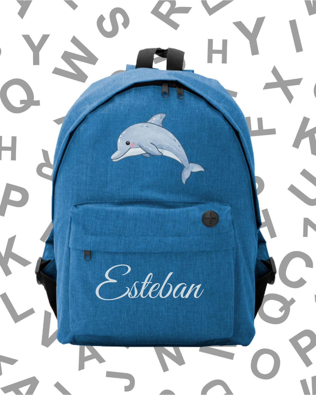 Mochila Escolar Delfín -.6 Colores.- - Imagen 6