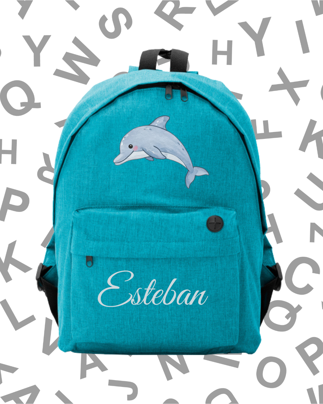 Mochila Escolar Delfín -.6 Colores.- - Imagen 7