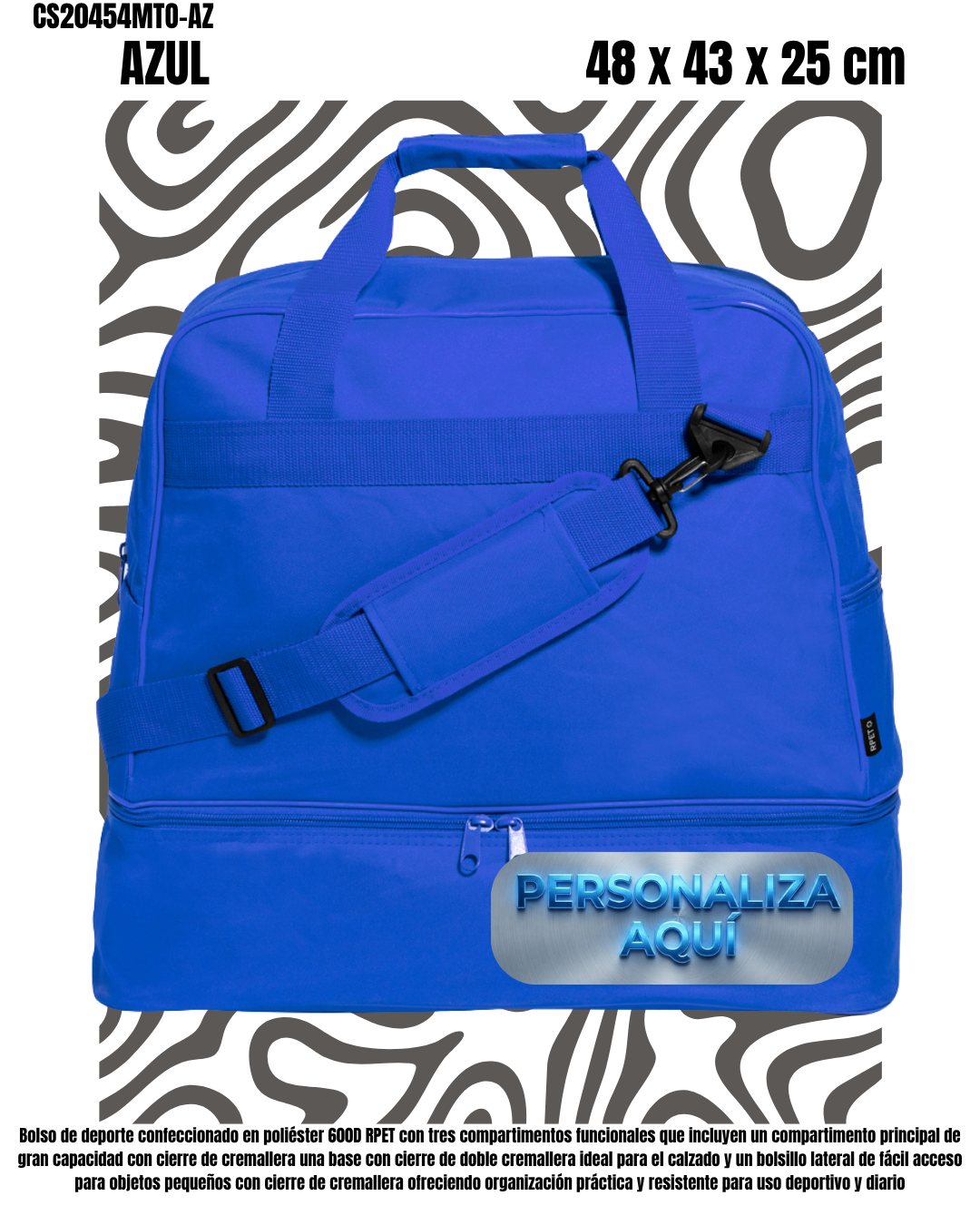Bolsa Deportiva 3 Compartimientos .- 4 Colores.- - Imagen 4