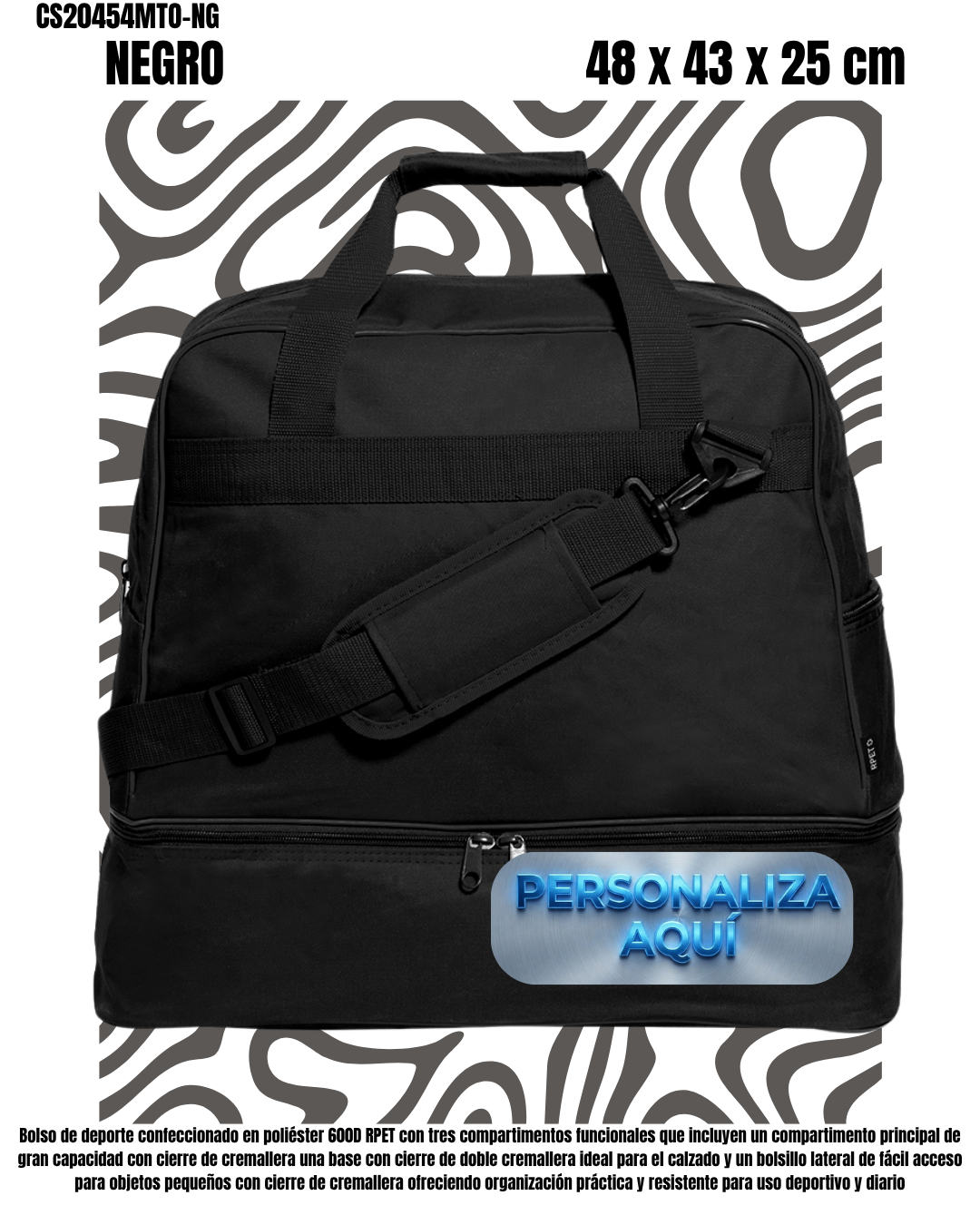 Bolsa Deportiva 3 Compartimientos .- 4 Colores.- - Imagen 5