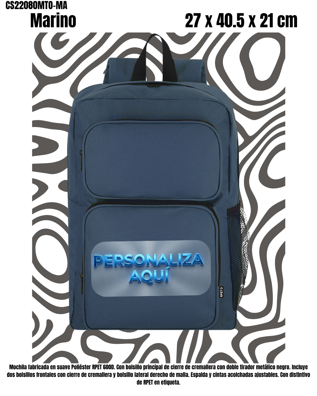 Mochila Multibolsillos.- 7 Colores.- - Imagen 3