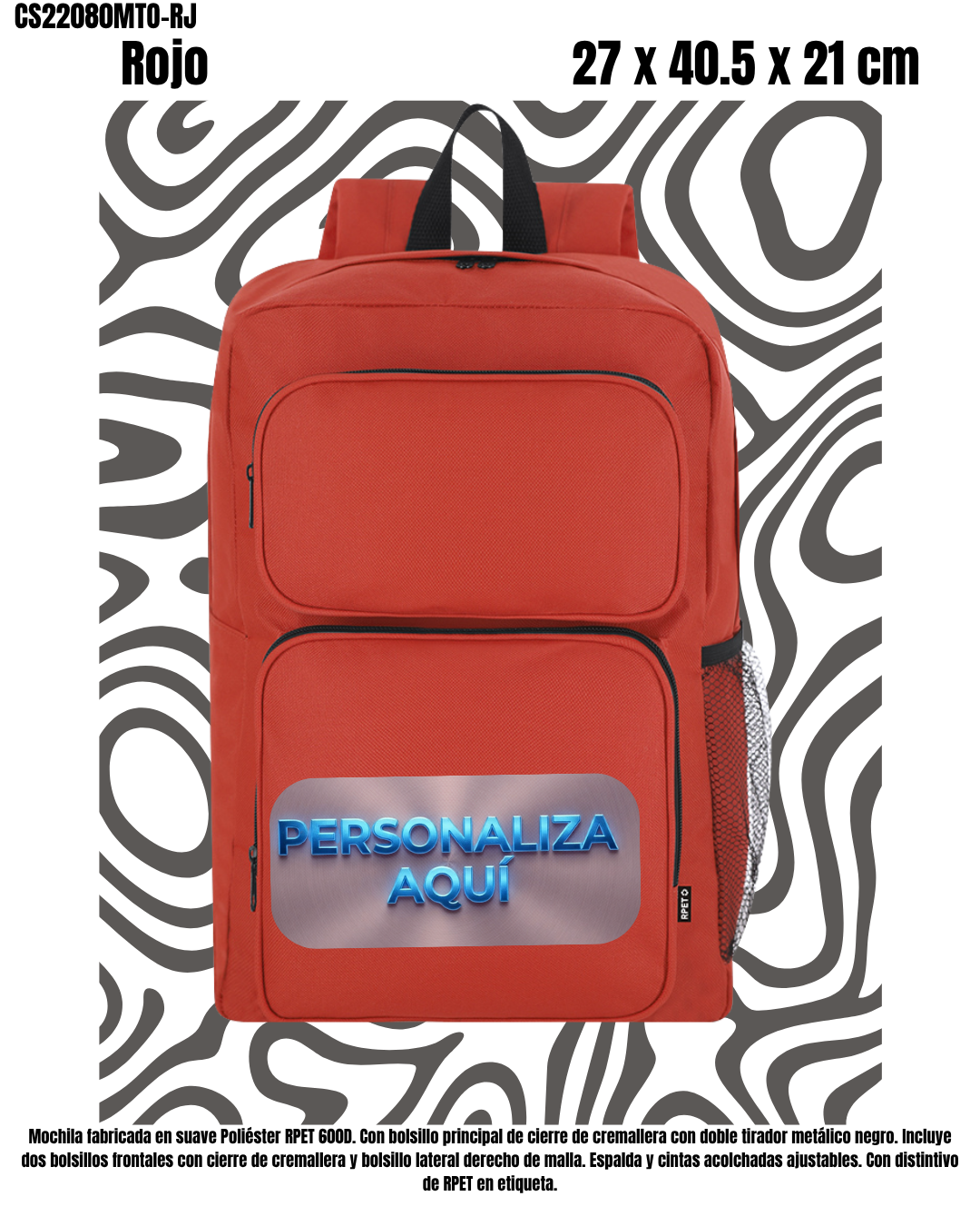 Mochila Multibolsillos.- 7 Colores.- - Imagen 6