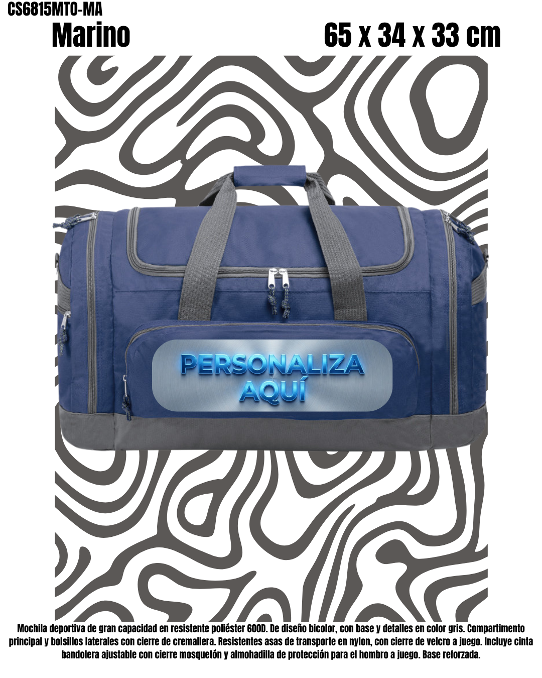Mochila Deportiva Multibolsillos -.5Colores.- - Imagen 5