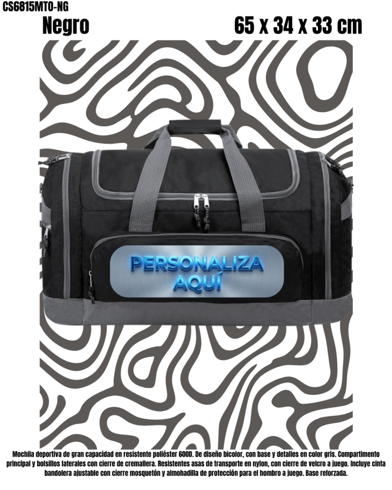 Mochila Deportiva Multibolsillos -.5Colores.-