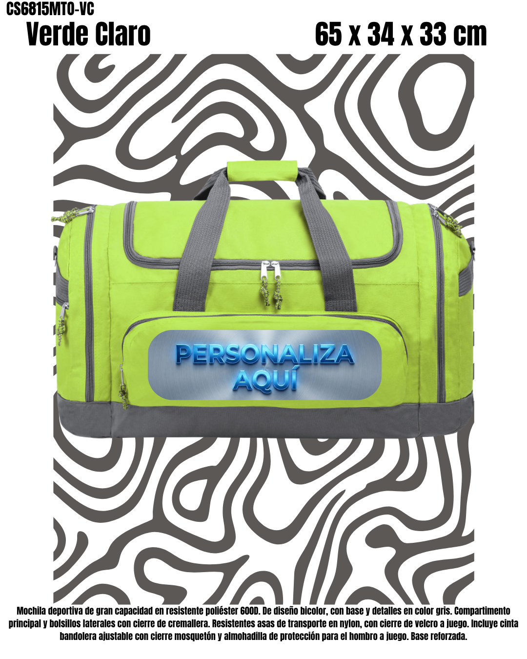 Mochila Deportiva Multibolsillos -.5Colores.- - Imagen 7