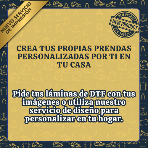 SERVICIO DE IMPRESIÓN EN DTF TEXTIL PERSONALIZADO