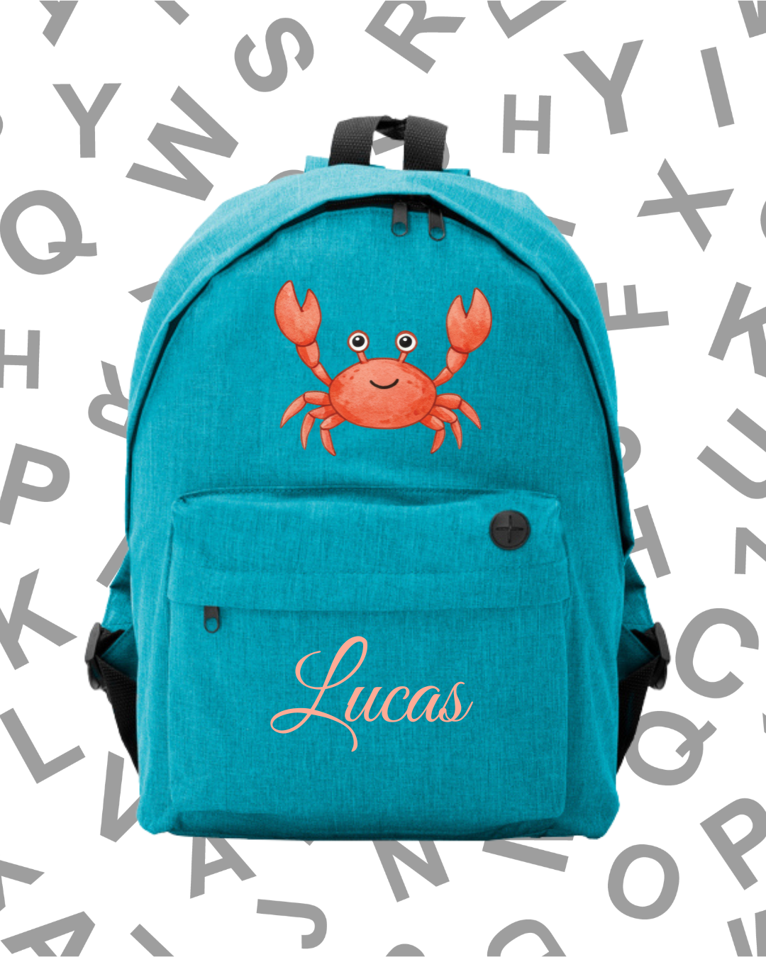 Mochila Escolar Cangrejito -.6 Colores.- - Imagen 5
