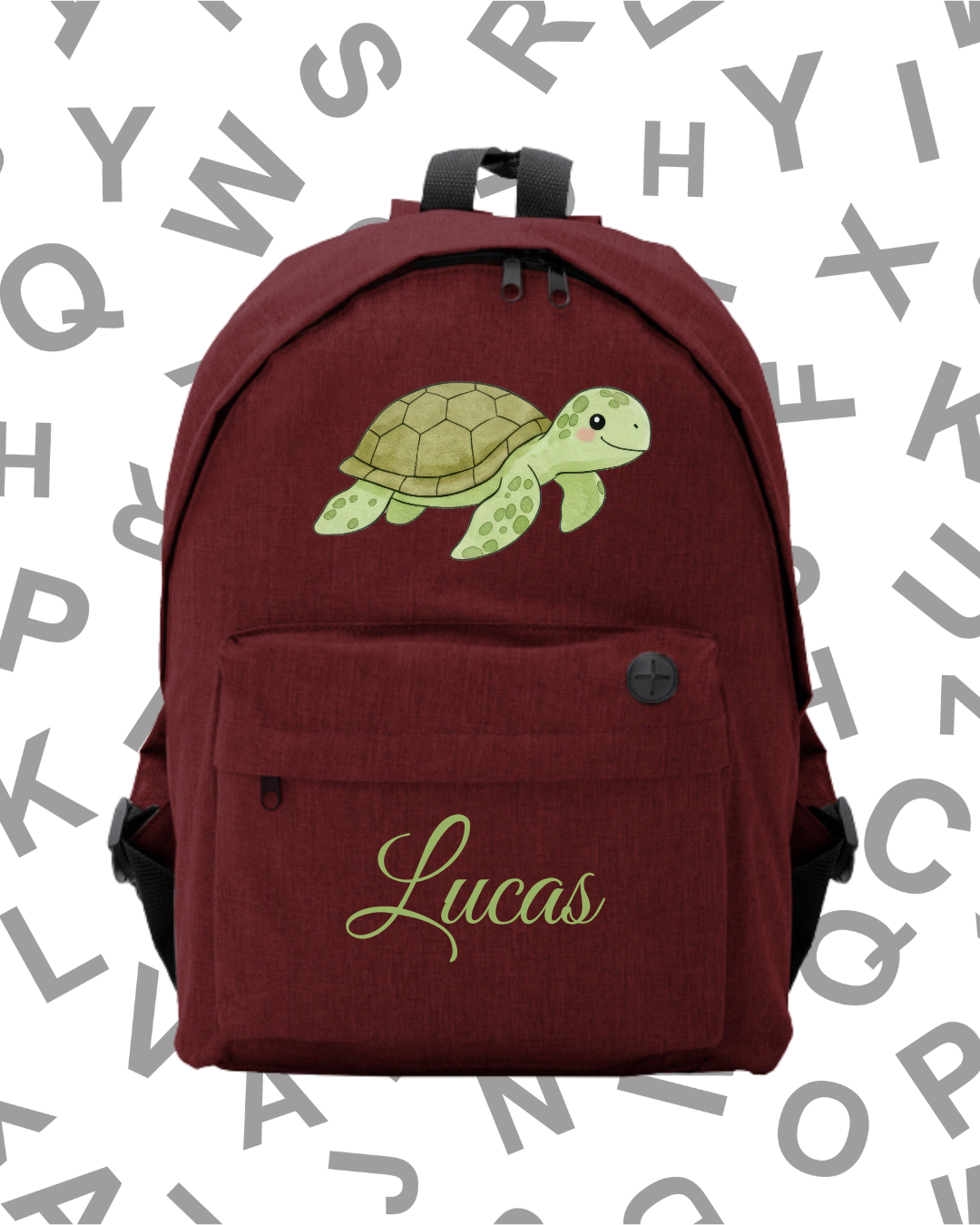 Mochila Escolar Tortuguita -.6 Colores.- - Imagen 2
