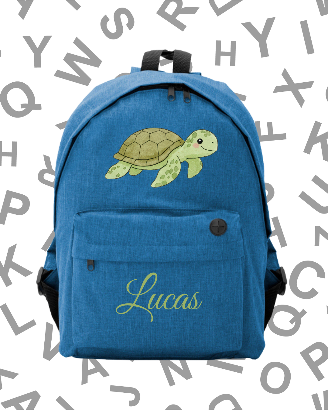 Mochila Escolar Tortuguita -.6 Colores.- - Imagen 4