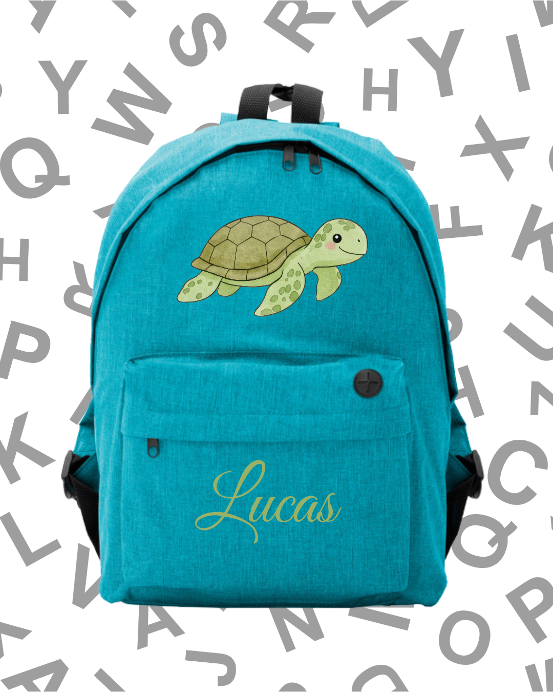 Mochila Escolar Tortuguita -.6 Colores.- - Imagen 5