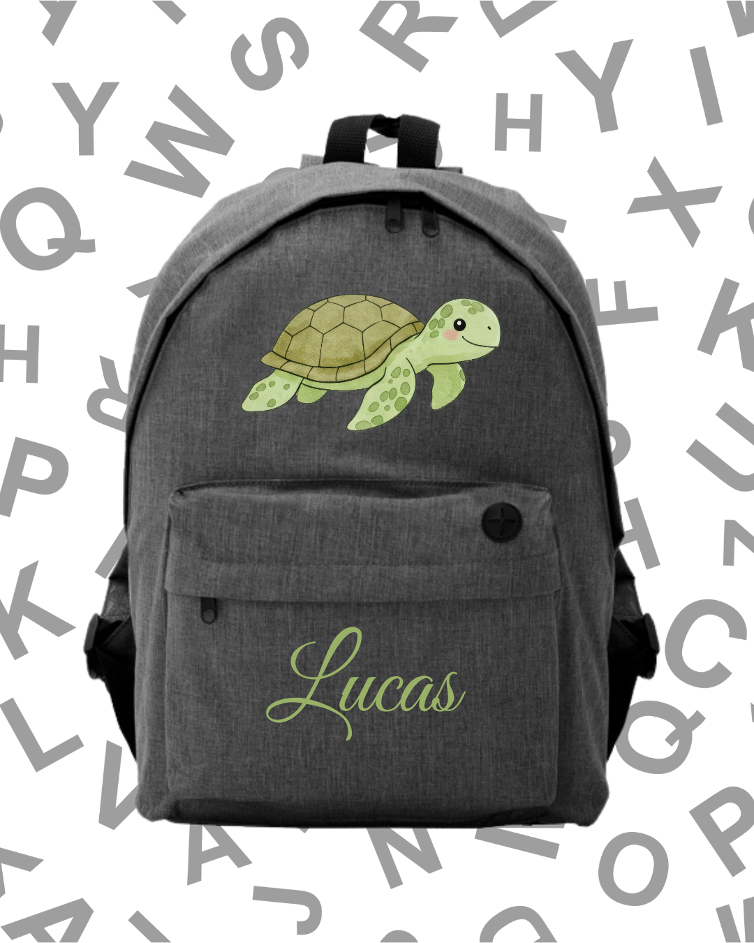 Mochila Escolar Tortuguita -.6 Colores.-
