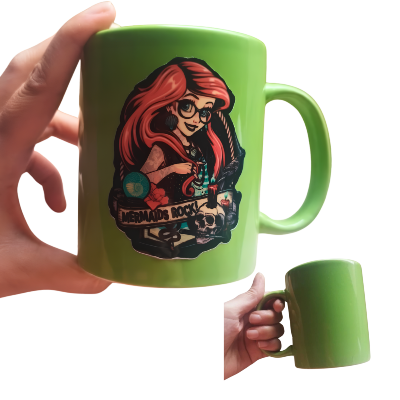 Taza Color con Decoración DTF UV